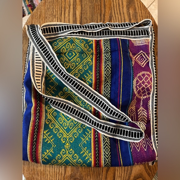 Handmade Ethnic Boho Hippy Crossbody Bag - Puerto Rico - Picture 2 of 10